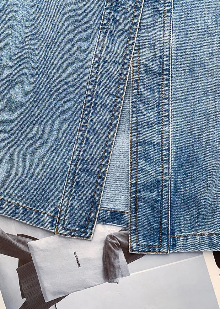 Robe Trapeze en Jean chez ma-robe-jean.com