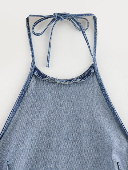 Robe en Jean Dos Nu chez ma-robe-jean.com