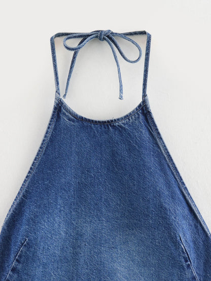 Robe en Jean Dos Nu chez ma-robe-jean.com