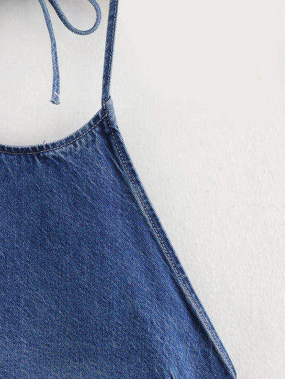 Robe en Jean Dos Nu chez ma-robe-jean.com